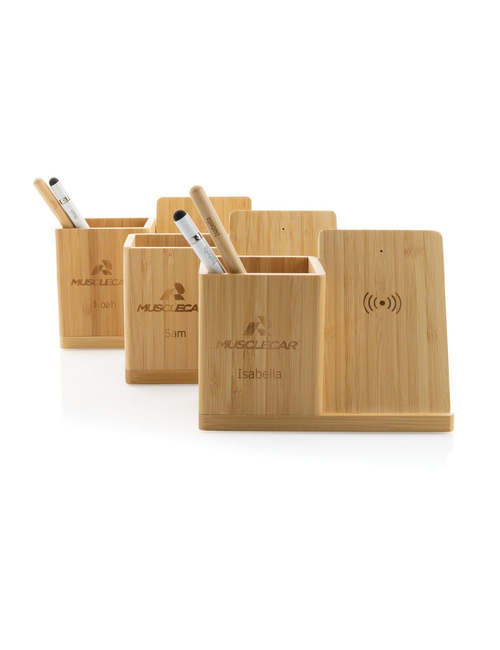 Ładowarka bezprzewodowa 5W, organizer na biurko...