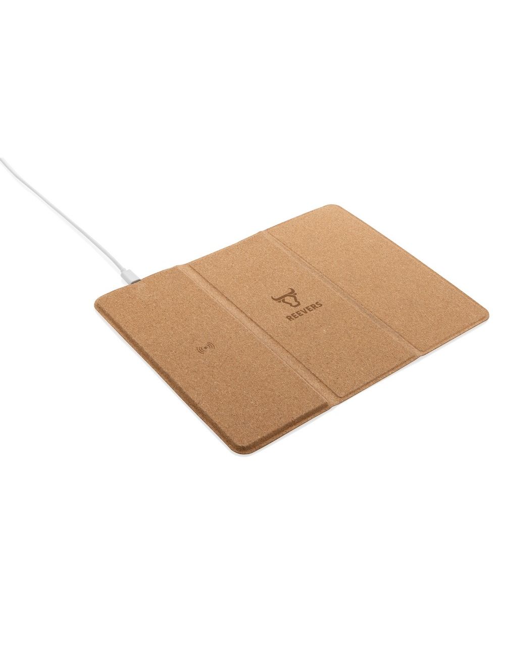 Korkowa podkładka pod mysz, ładowarka...