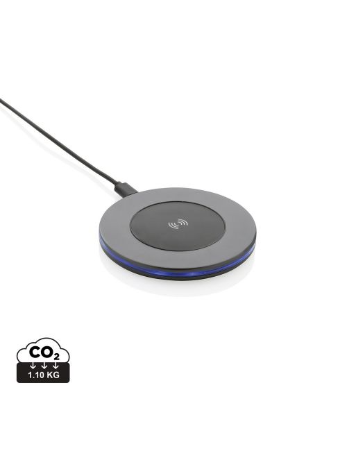 Ładowarka bezprzewodowa 10W Terra, aluminium z recyklingu