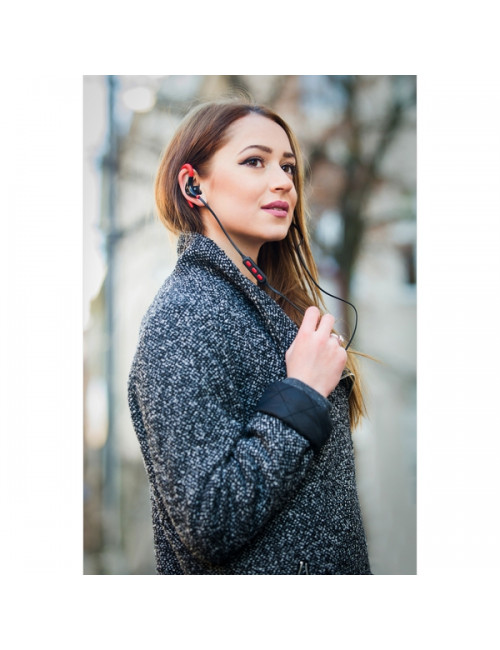 Słuchawki Soundgust, czerwony/czarny