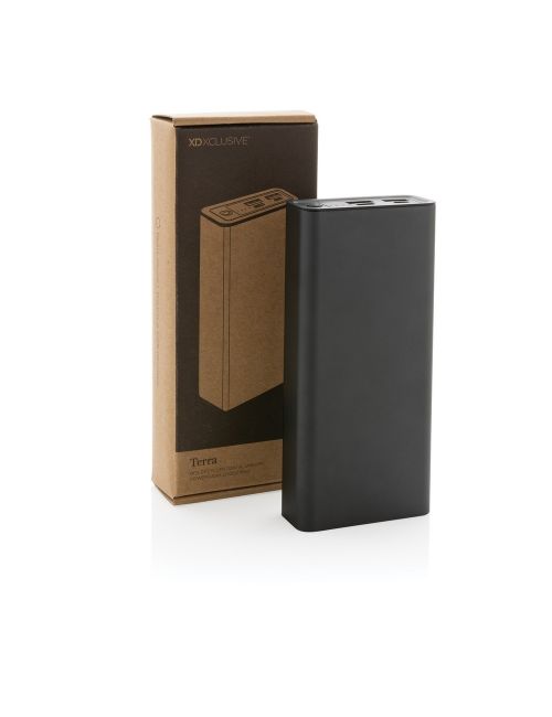 Power bank 20000 mAh Terra, aluminium z recyklingu