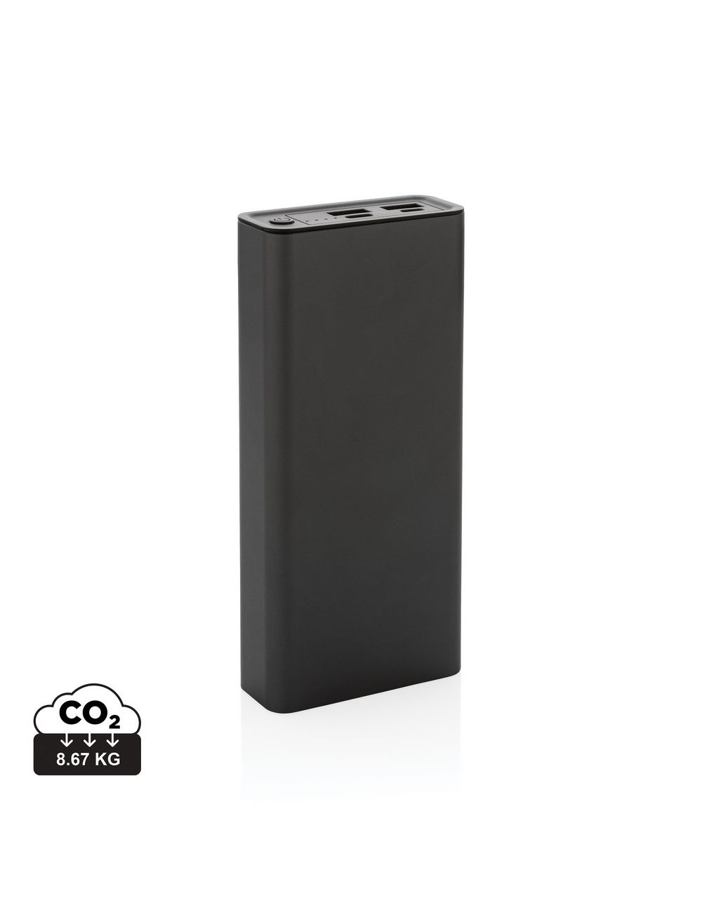 Power bank 20000 mAh Terra, aluminium z recyklingu