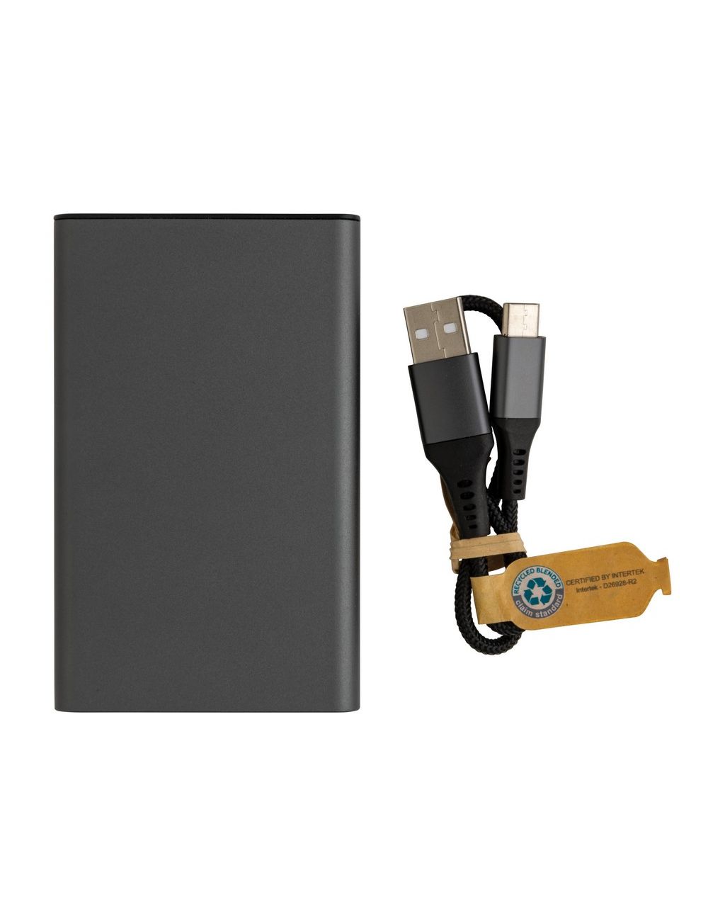 Power bank 5000 mAh Terra, aluminium z recyklingu