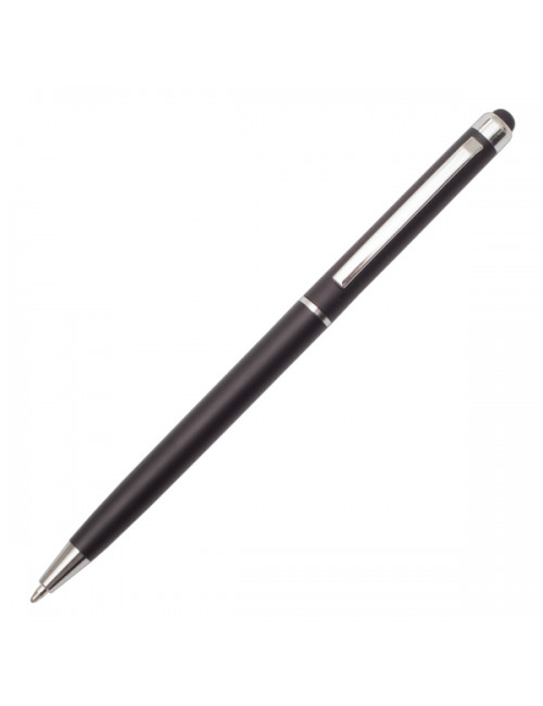 Długopis plastikowy Touch Point, czarny 