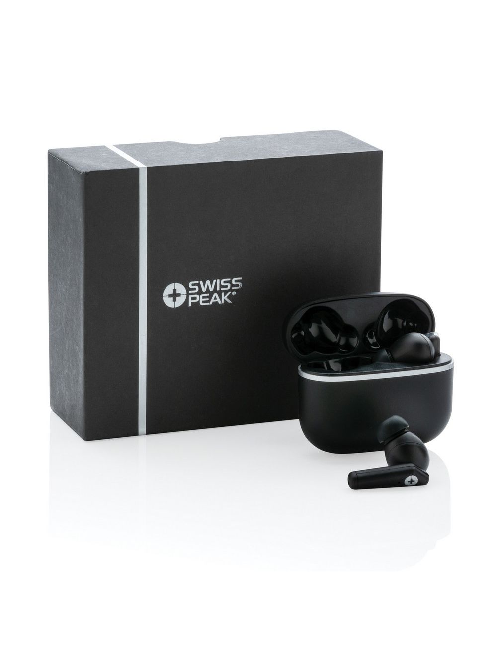 Bezprzewodowe słuchawki douszne Swiss Peak TWS 2.0