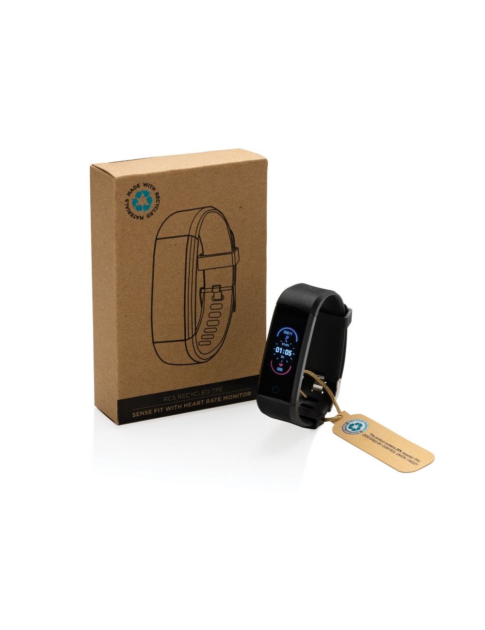 Monitor aktywności Sense Fit, TPE z recyklingu