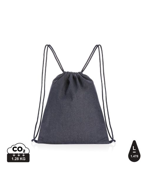 Worek ze sznurkiem Impact AWARE™, dżins z recyklingu