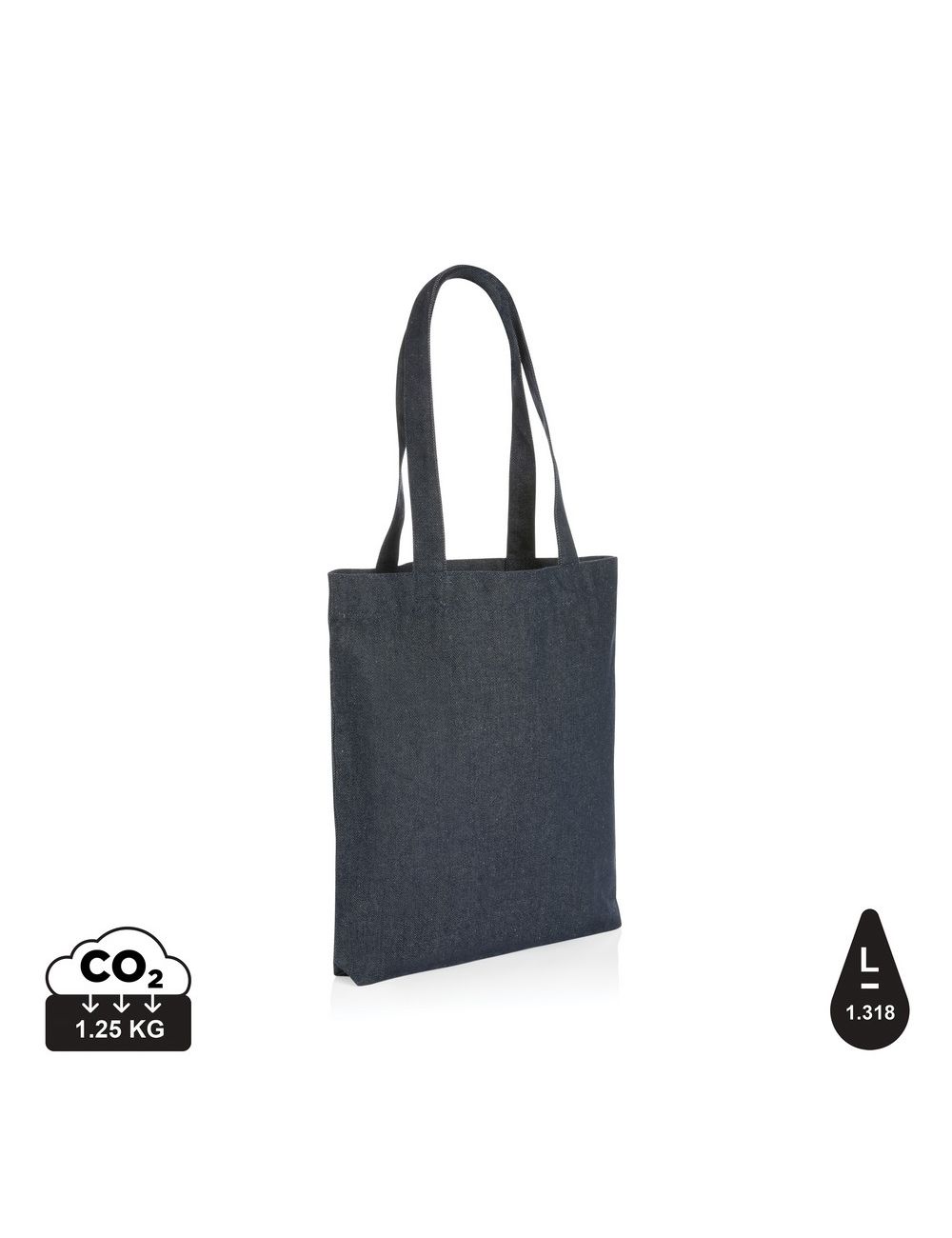 Torba na zakupy Impact AWARE™, dżins z recyklingu