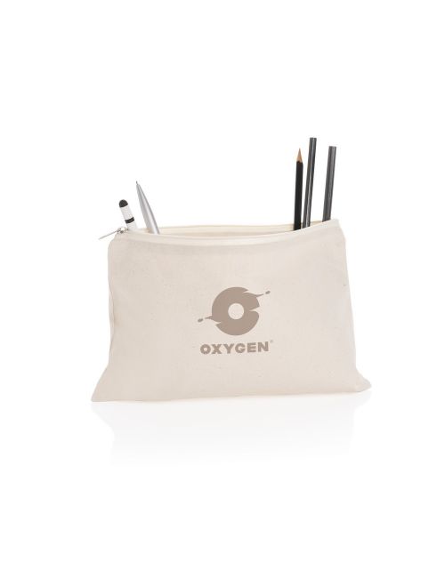 Piórnik Impact AWARE™, niebarwiona bawełna z recyklingu