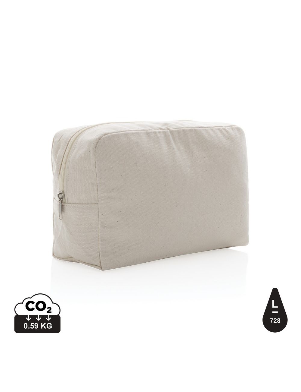 Kosmetyczka Impact AWARE™, niebarwiona bawełna...