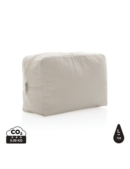 Kosmetyczka Impact AWARE™, niebarwiona bawełna z recyklingu