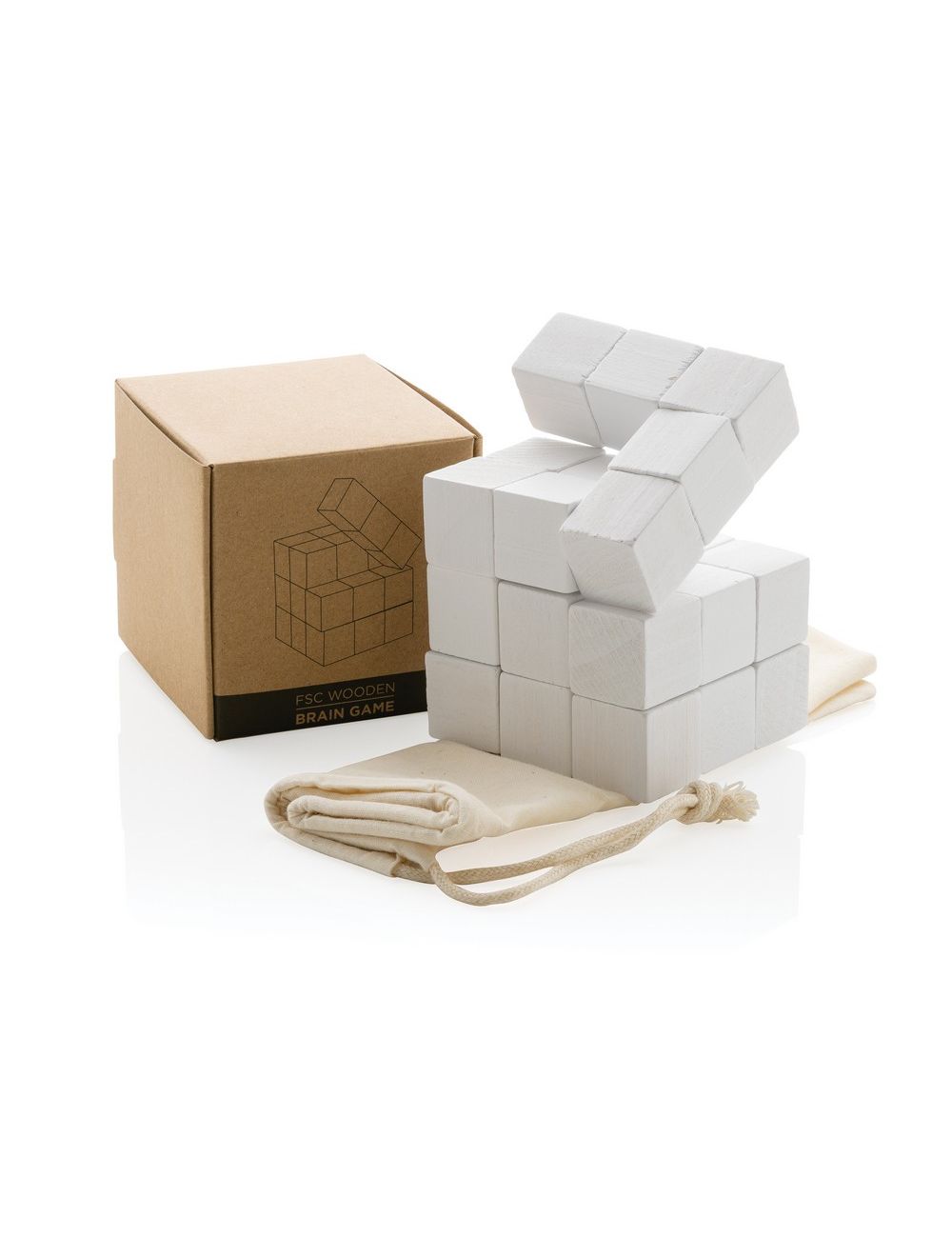 Drewniana gra zręcznościowa w pokrowcu