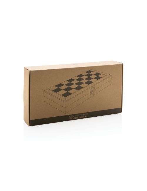Drewniany zestaw do gry w szachy