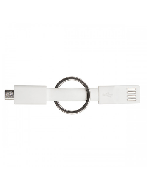 Brelok USB Hook Up, biały