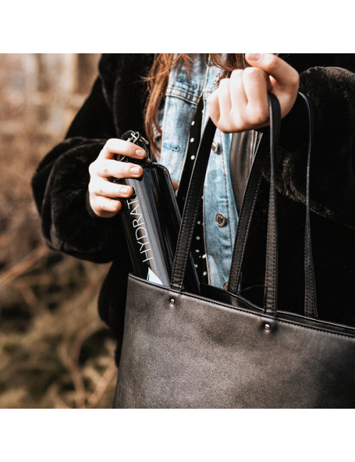 Bidon aluminiowy Easy Tripper 800 ml, czarny