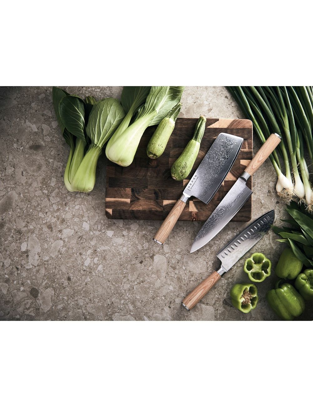 Nóż santoku VINGA Hattasan Damascus