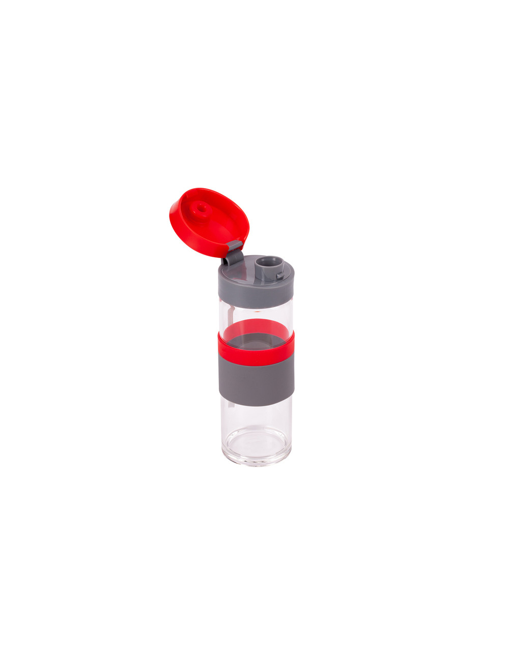 Szklana butelka Top Form 440 ml, czerwony