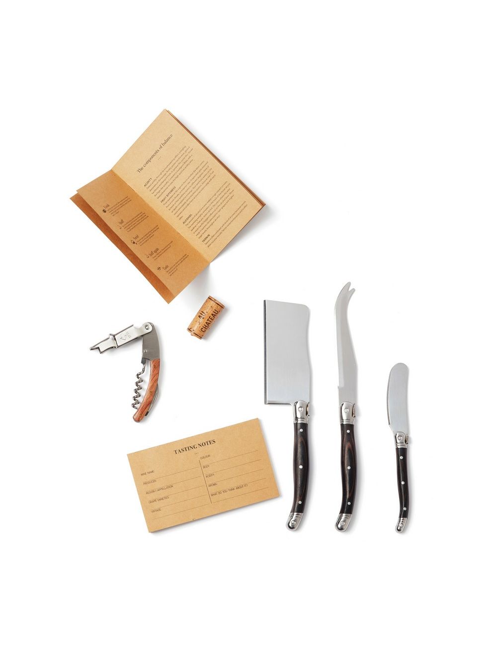 Zestaw noży do sera VINGA Gigaro, 3 szt.