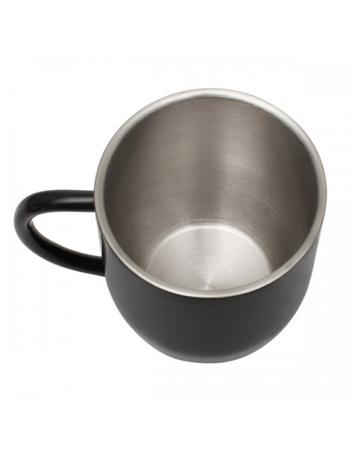 Kubek stalowy Night Goody 350 ml, czarny 