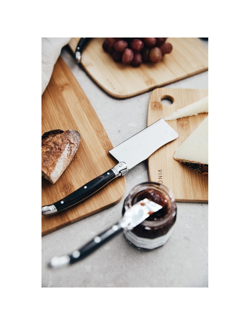 Zestaw noży do sera VINGA Gigaro, 3 szt.