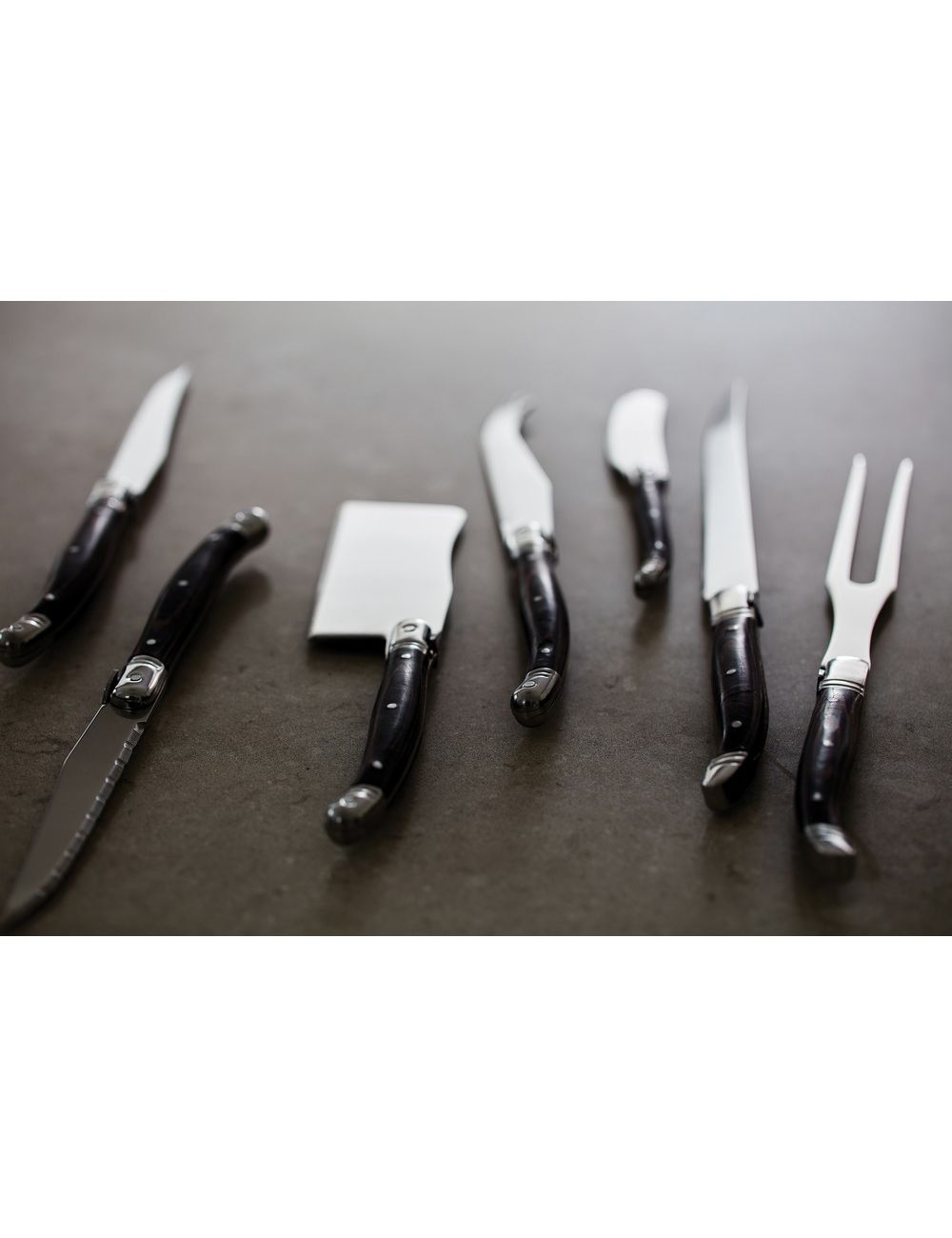 Zestaw do mięsa, nóż i widelec VINGA Gigaro