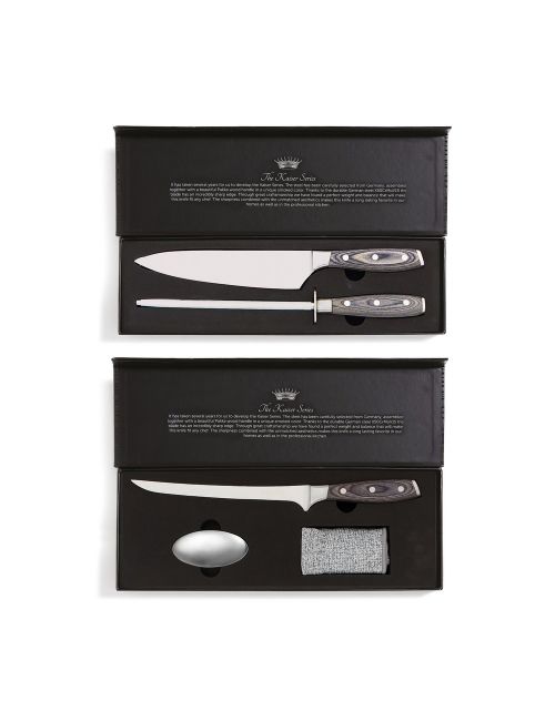 Zestaw VINGA Kaiser, nóż, ostrzałka