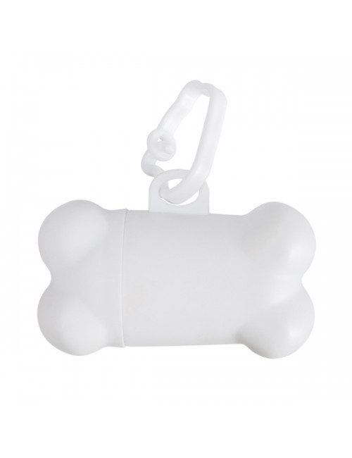 Pojemniczek z woreczkami Neat Dog, biały 