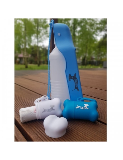 Pojemniczek z woreczkami Neat Dog, biały 