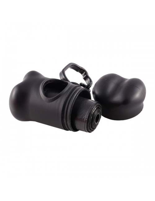 Pojemniczek z woreczkami Neat Dog, czarny