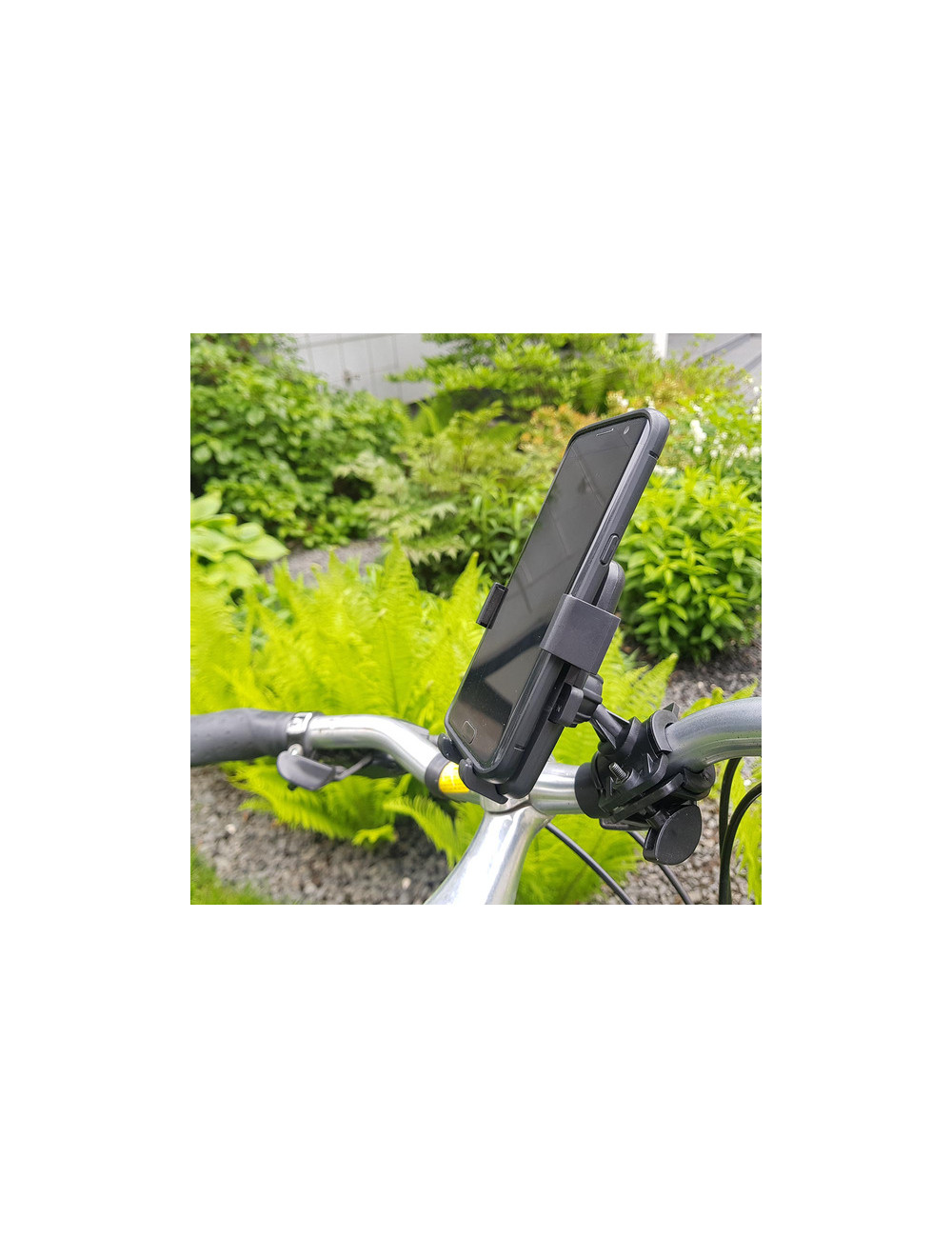 Uchwyt na telefon do roweru Cellsteady, czarny 
