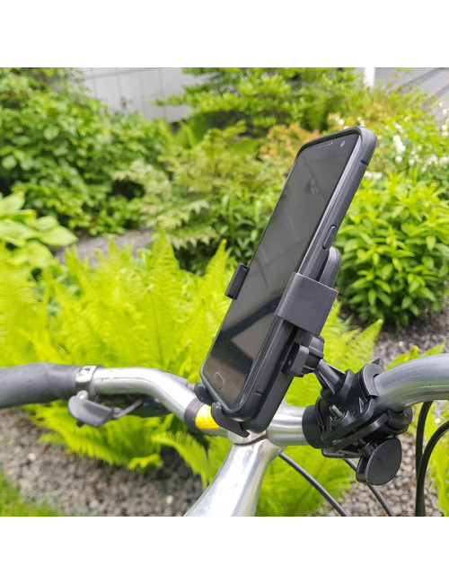 Uchwyt na telefon do roweru Cellsteady, czarny 