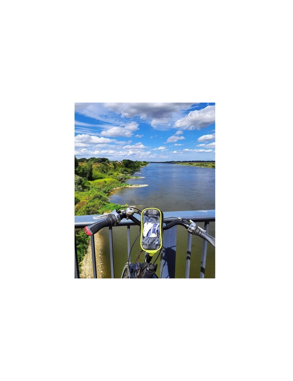 Torebka na rower Bikeysmart, jasnozielony