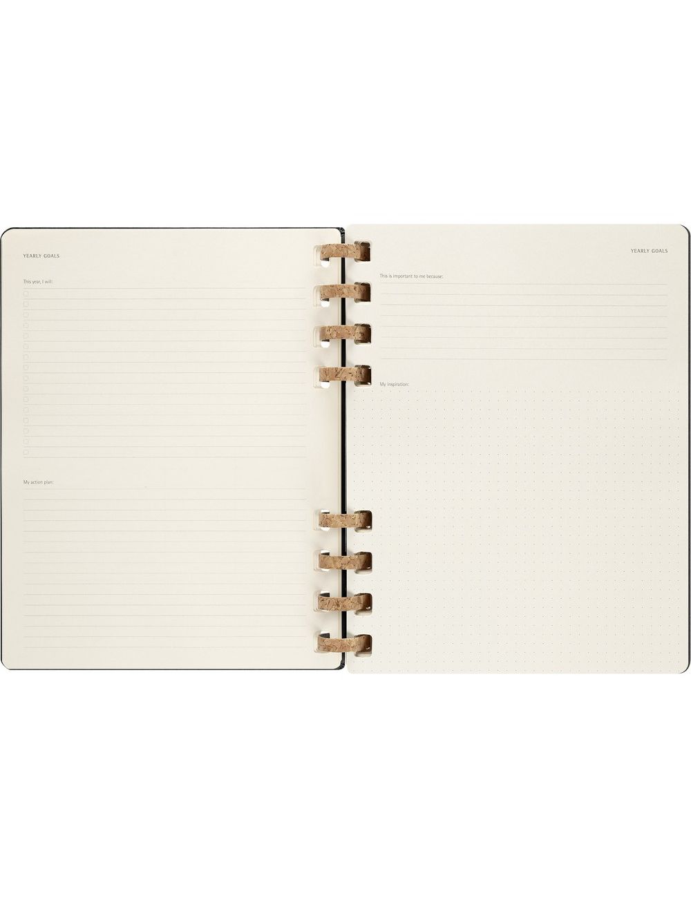 Spiralny kalendarz MOLESKINE Life