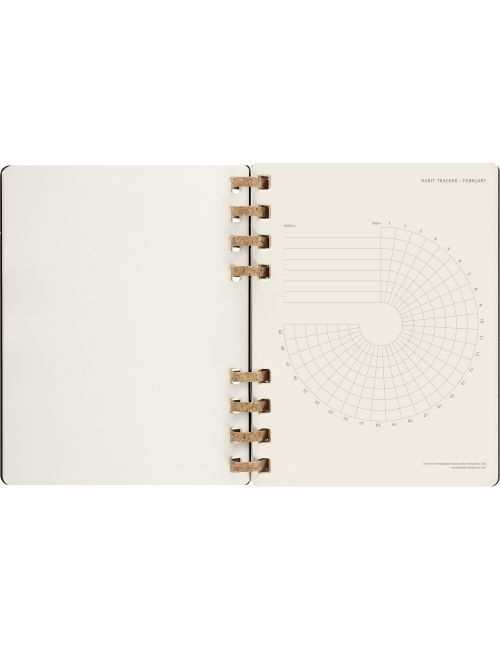 Spiralny kalendarz MOLESKINE Life