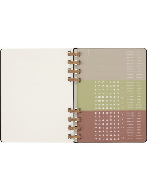 Spiralny kalendarz MOLESKINE Life