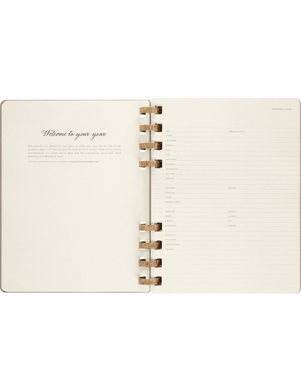 Spiralny kalendarz MOLESKINE Life