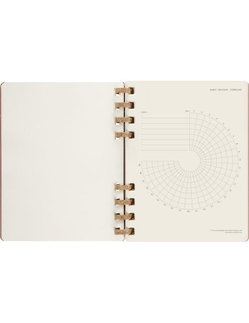 Spiralny kalendarz MOLESKINE Life