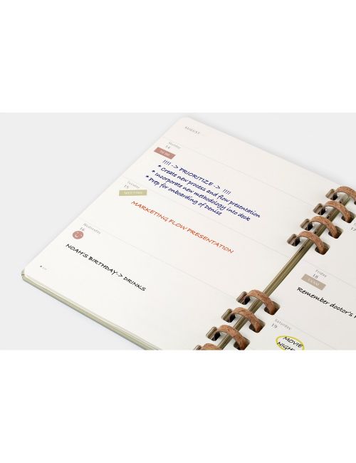 Spiralny kalendarz MOLESKINE Life