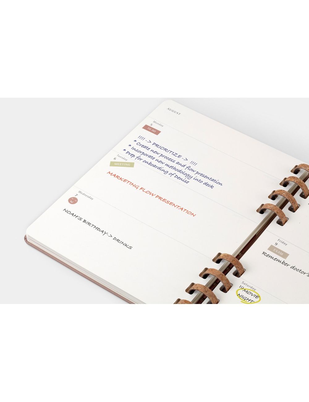 Spiralny kalendarz MOLESKINE Life