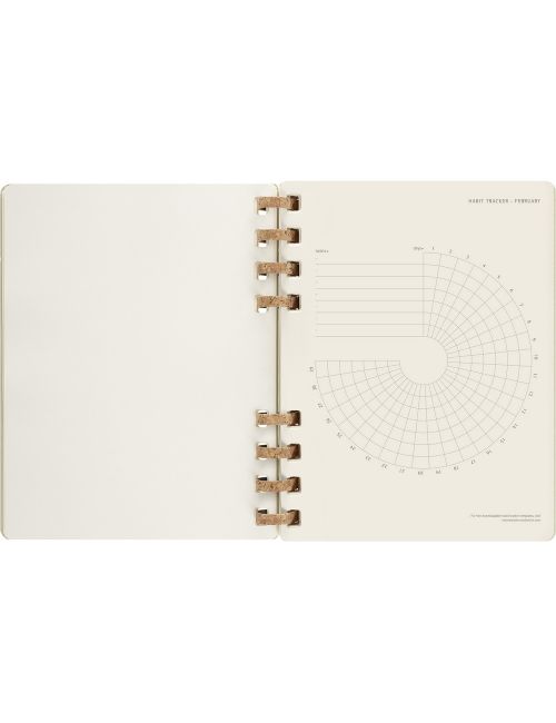 Spiralny kalendarz MOLESKINE Life