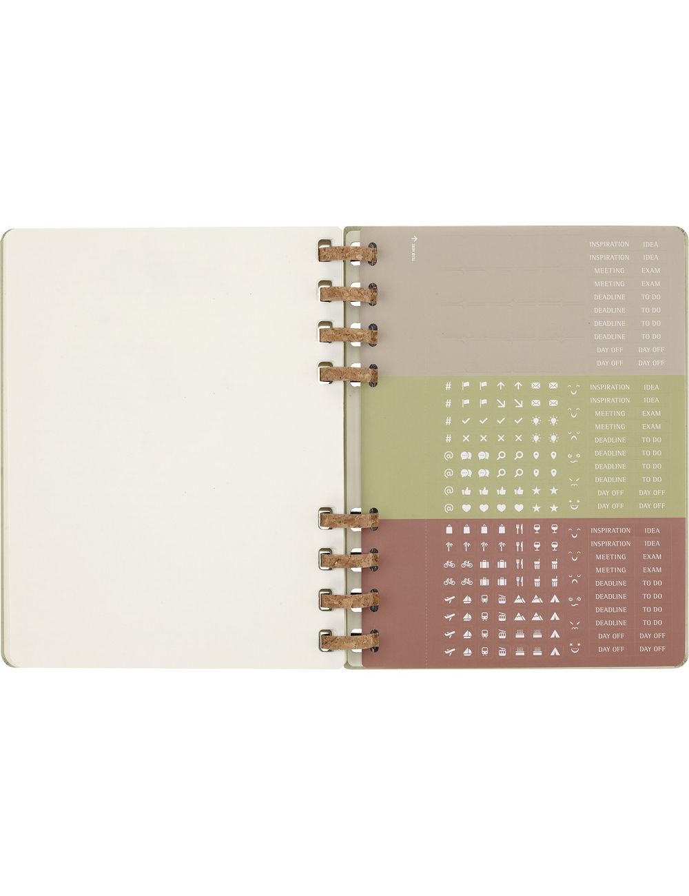 Spiralny kalendarz MOLESKINE Life