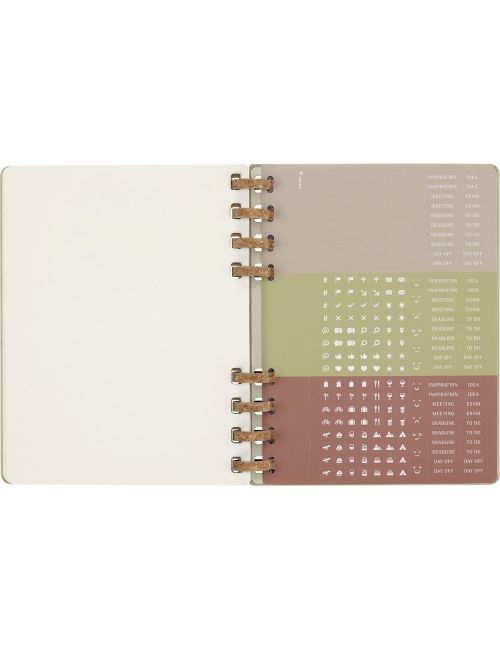 Spiralny kalendarz MOLESKINE Life