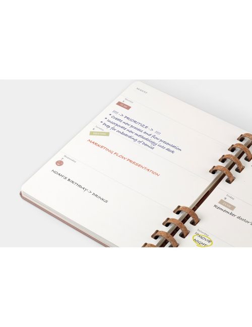 Spiralny kalendarz MOLESKINE Life