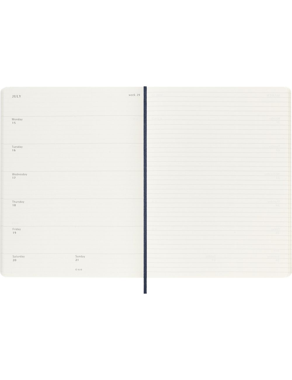 Kalendarz MOLESKINE