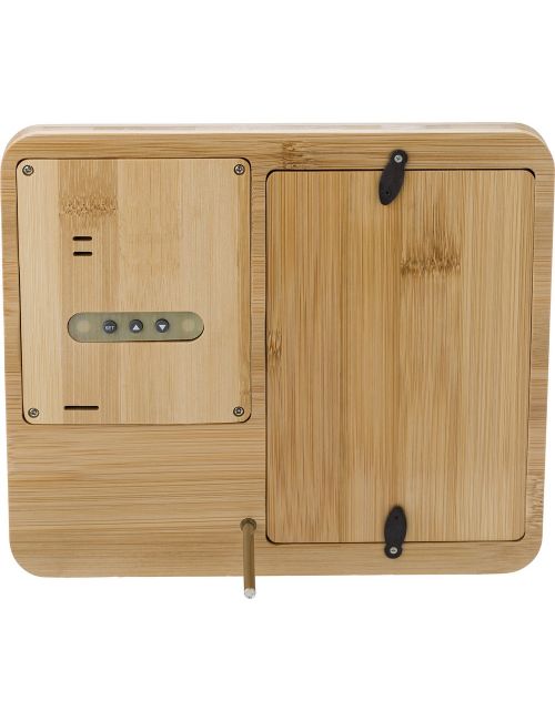 Bambusowa stacja pogodowa, ramka do zdjęć