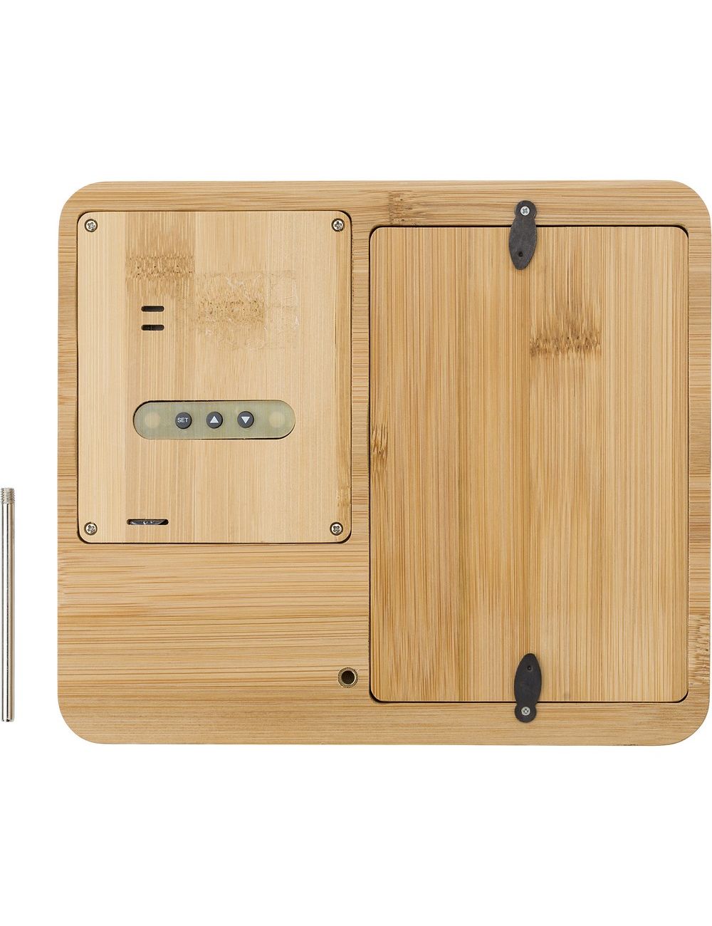 Bambusowa stacja pogodowa, ramka do zdjęć