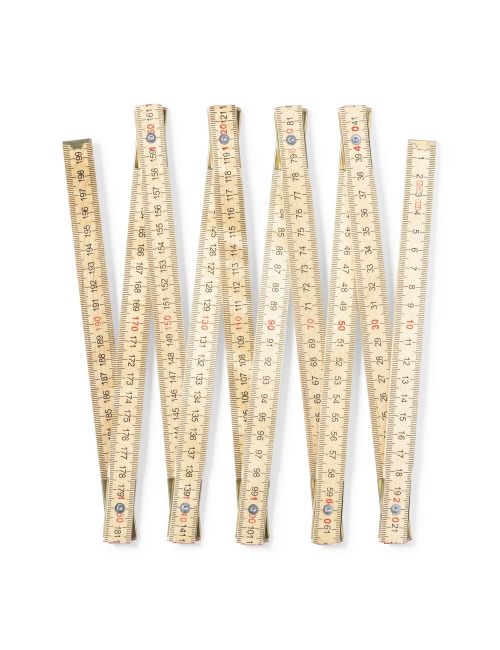 Drewniana miara 2m, składana