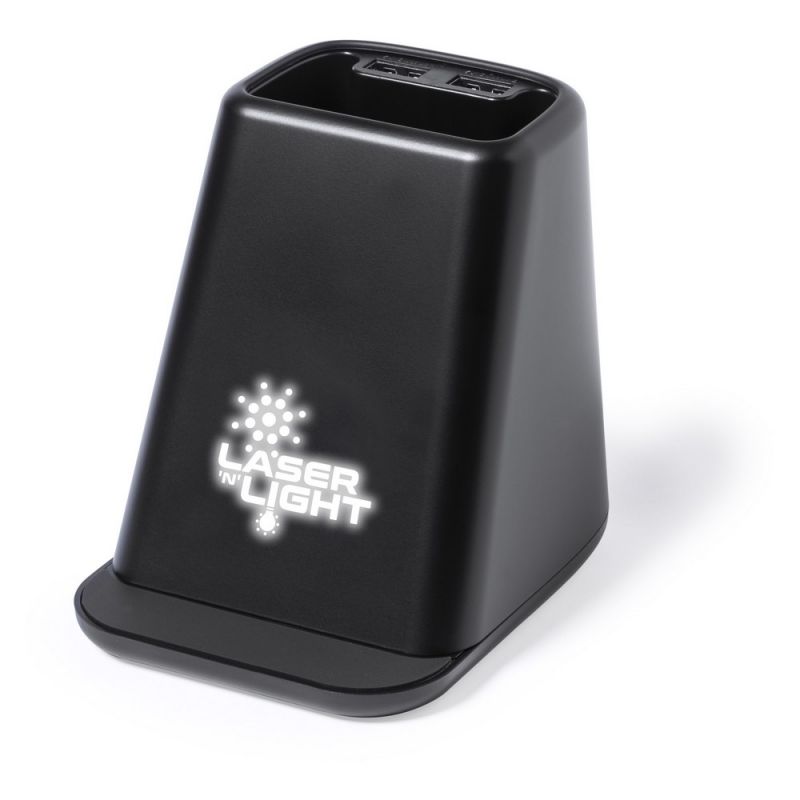 Ładowarka bezprzewodowa 15W, 2 wyjścia USB,...