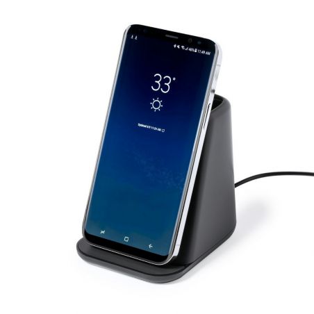 Ładowarka bezprzewodowa 15W, 2 wyjścia USB, pojemnik na przybory do pisania, stojak na telefon