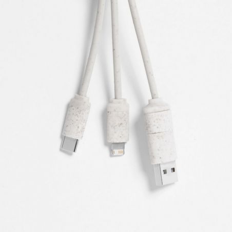 Kabel do ładowania ze słomy pszenicznej